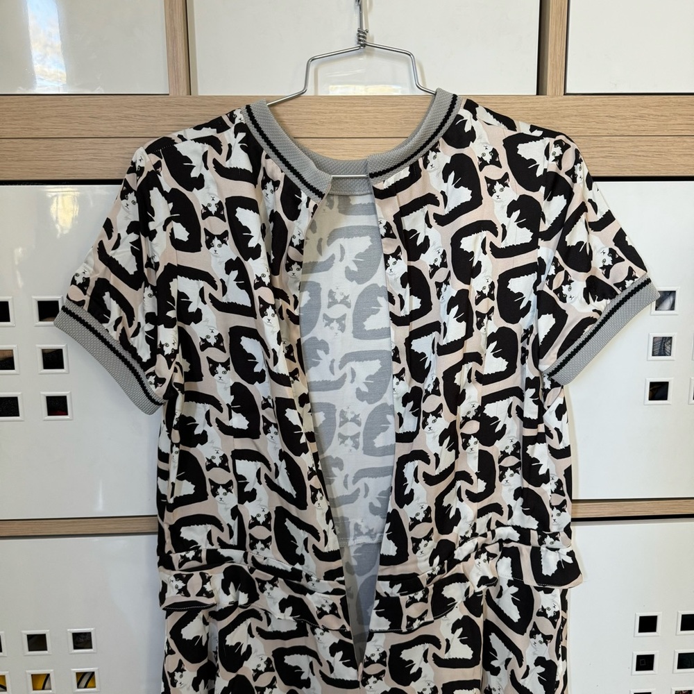 Paul & Joe Sister Bambina Cat Print Dress - Picture 11 of 14